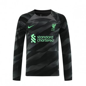 Liverpool Bramkarskie Koszulka Wyjazdowych 2023-24 Długi Rękaw